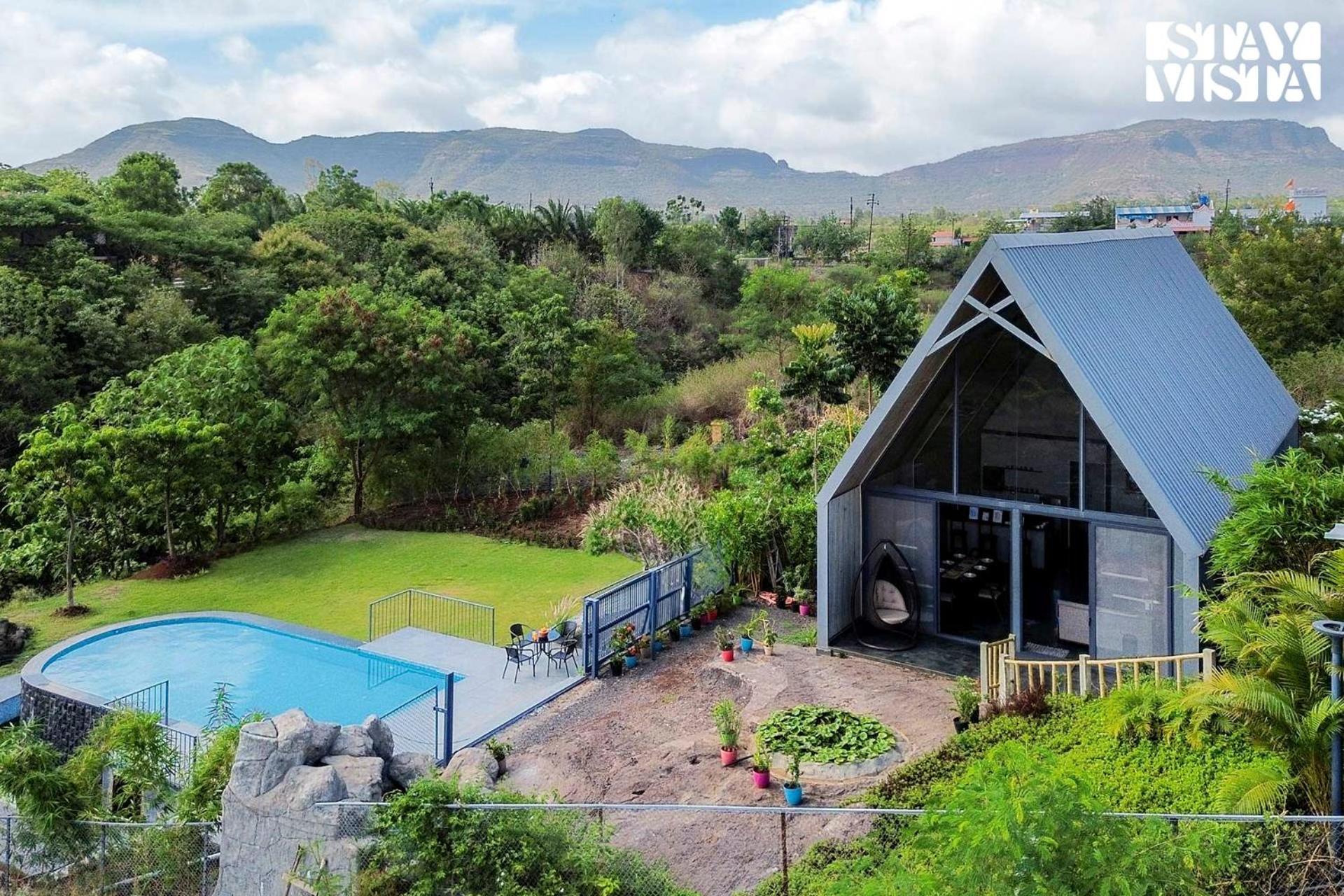 Stayvista'S Celeste Villa - Hill-View Retreat With Infinity Pool 나식 외부 사진