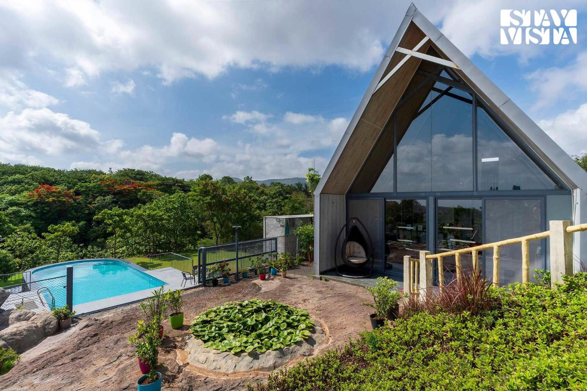 Stayvista'S Celeste Villa - Hill-View Retreat With Infinity Pool 나식 외부 사진