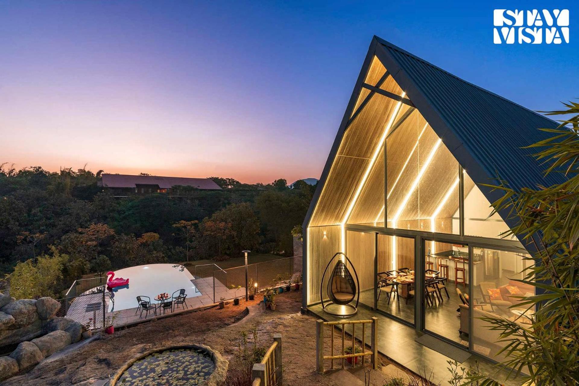 Stayvista'S Celeste Villa - Hill-View Retreat With Infinity Pool 나식 외부 사진